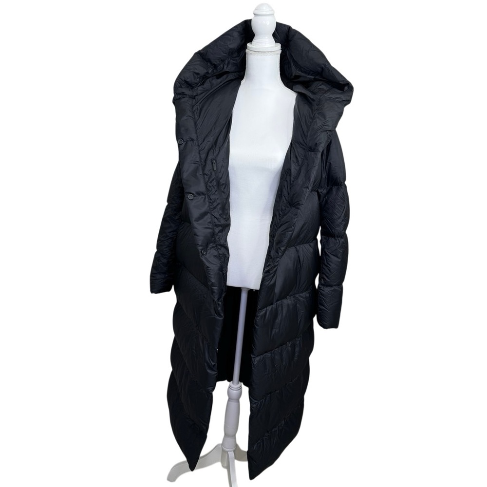 Lululemon Cloudscape Wrap Long Down Coat Black Si… - image 8